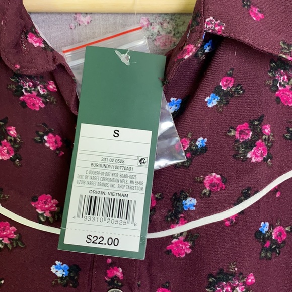 NWT Wild Fable Floral Western Shirt Size S - Picture 7 of 8